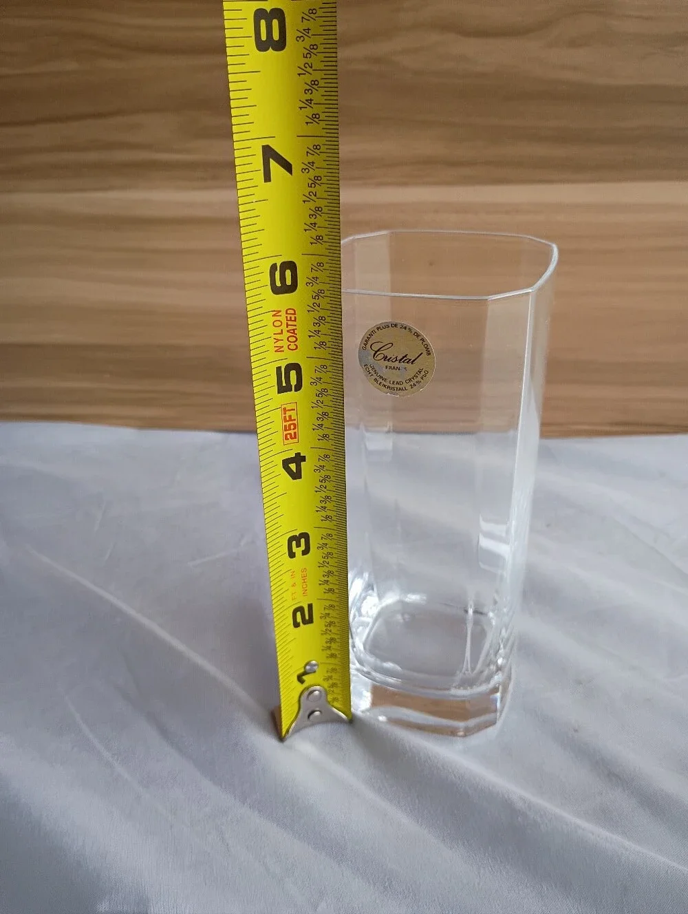 Vintage Cristal d'Arques-Durand full lead crystal highball glasses